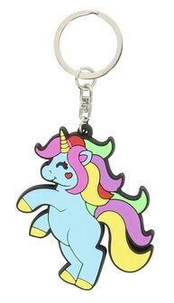 EquiTheme sleutelhanger unicorn blauw