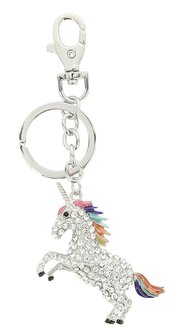 EquiTheme sleutelhanger Licorne zilver