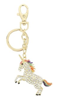 EquiTheme sleutelhanger Licorne goud