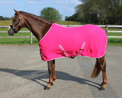 QHP zweetdeken met buiksingels Color fuchsia