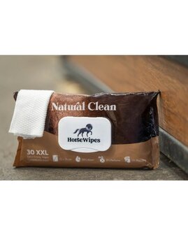 HB Horse Wipes Natural Clean 30 XXL wipes