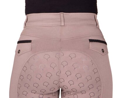 QHP rijlegging Jorine full grip taupe