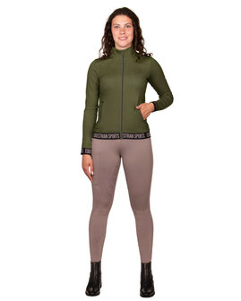 QHP rijlegging Jorine full grip taupe