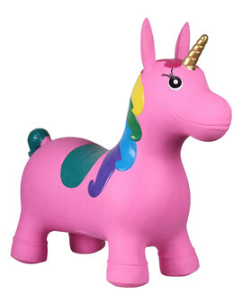 QHP skippybal Jumpy unicorn roze