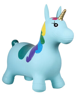 QHP skippybal Jumpy unicorn lichtblauw