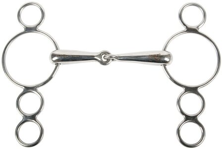 Harry&#039;s Horse pessoa bit enkelgebroken 3 ringen 19mm