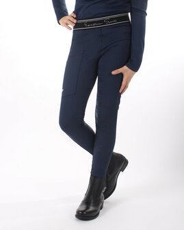 QHP rijlegging Eden Junior anti-slip zitvlak navy