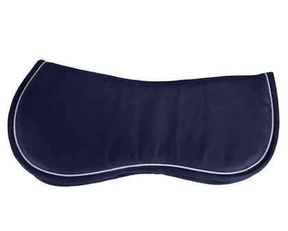 QHP zadelonderlegger memory foam blauw