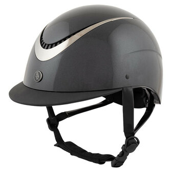 BR cap Th&egrave;ta Glossy zwart/gunmetal