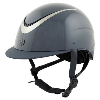 BR cap Th&egrave;ta Glossy navy/gunmetal