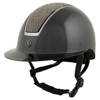 BR cap Omega Glamourous Glossy zwart/gunmetal