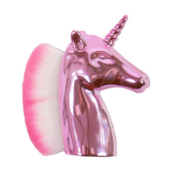 QHP hoofdborstel Unicorn roze