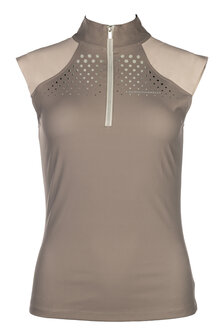 Lauria Garrelli trainingsshirt Amalfi taupe/beige