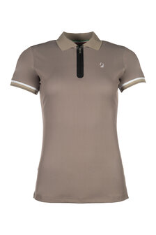 Lauria Garrelli poloshirt Amalfi taupe