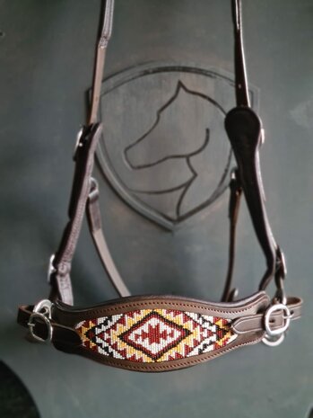 Edix ED4 hackamore hoofdstel Brightstar bruin