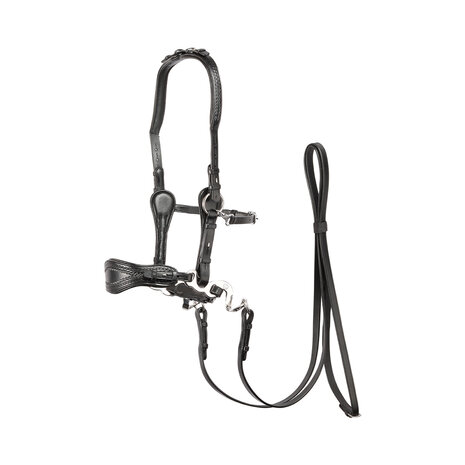 Edix ED4 hackamore hoofdstel Hack-Q® Jazz bruin