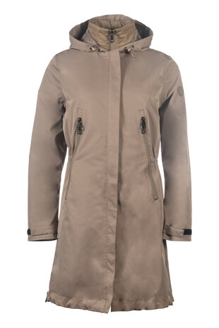 HKM waterdichte parka Alpine taupe