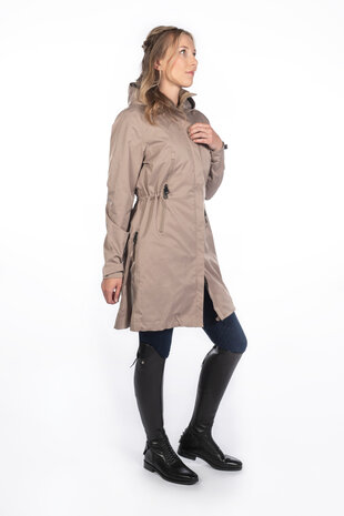 HKM waterdichte parka Alpine taupe