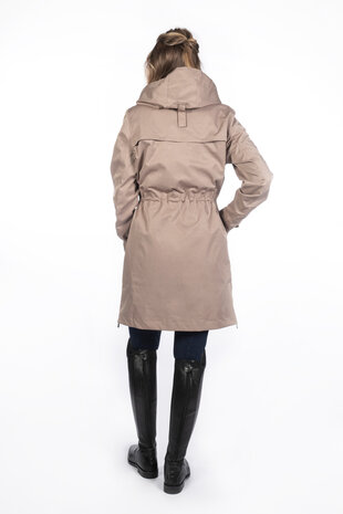 HKM waterdichte parka Alpine taupe