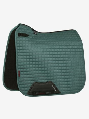 LeMieux zadeldek Suede Dressage Square Sage