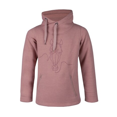 Red Horse sweatshirt Cozy garnet rose