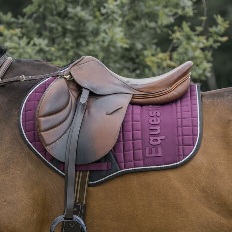 Horka Equestrian Pro Embossed zadeldek CC wine