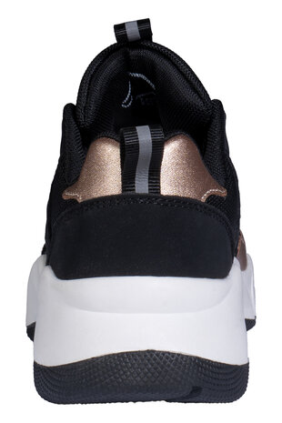 HKM sneakers -Roségold Glamour- zwart