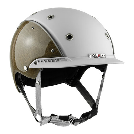 Casco cap Champ-3 Flachsfaser wit/grijs