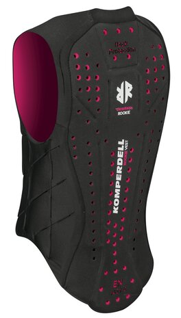 Komperdell rugprotector Junior zwart/fuchsia