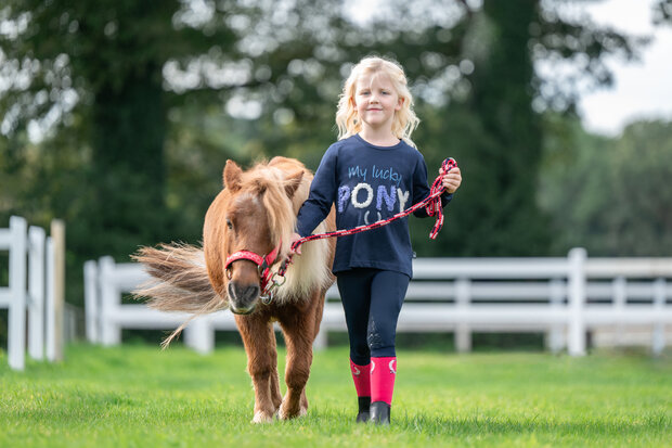 HKM t-shirt met lange mouwen -Aymee- donkerblauw