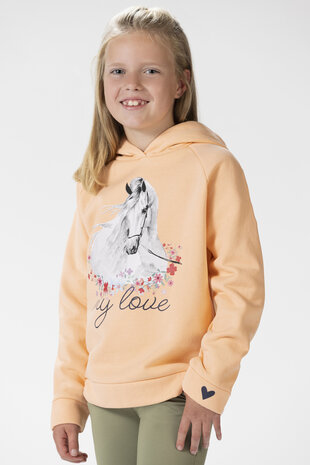 HKM hoody -Horse Spirit- abrikoos