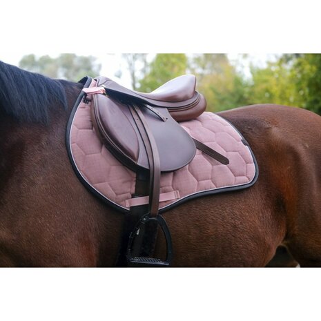 EquiTheme zadelpad Quadri roze