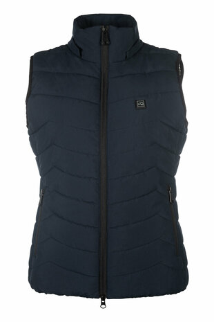 HKM verwarmde bodywarmer incl powerbank donkerblauw