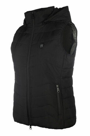 HKM verwarmde bodywarmer incl powerbank zwart