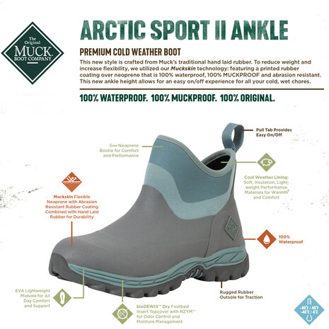 Muck Boot schoenen Arctic Sport II Ankle