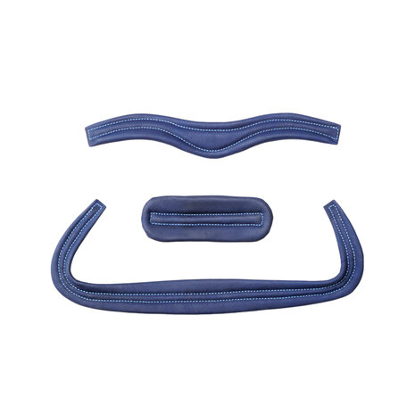 Kavalkade leren padding Caliano Cerra navy