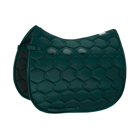 Eskadron zadeldek Glossy Wave groen