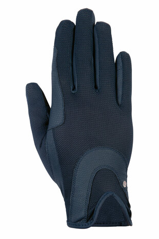 HKM rijhandschoenen Grip Mesh donkerblauw