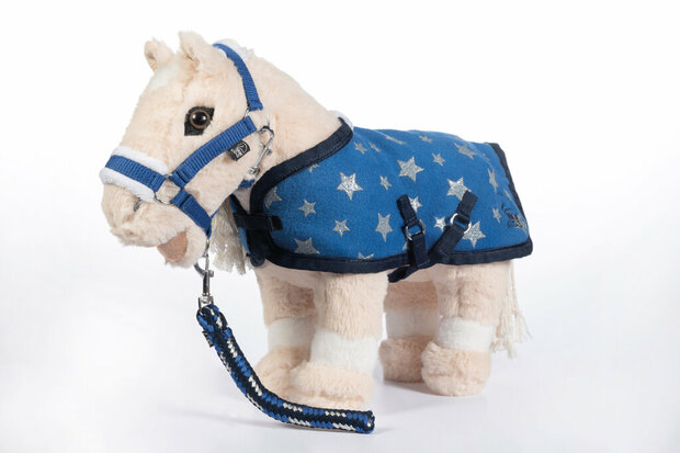 HKM cuddle pony startersset blauw