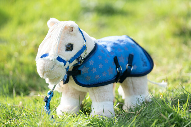 HKM cuddle pony startersset blauw