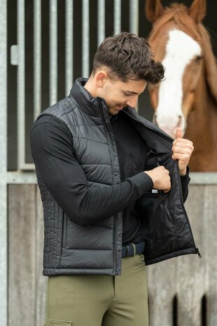 HKM verwarmde heren bodywarmer incl powerbank