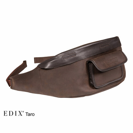 Edix Taro nubuck zadeltas bruin