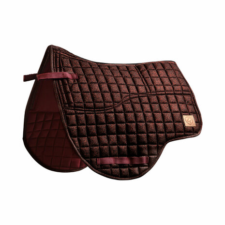 Edix zadelpad dressuur Sparkle bordeaux