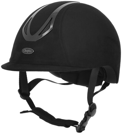 Choplin cap Aero Velvet glimmend zwart