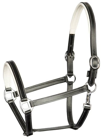 Harry's Horse leren halster Elegance zwart