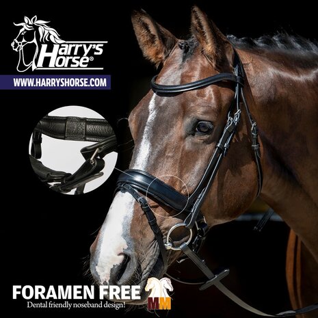 Harry's Horse hoofdstel MM Foramen Free