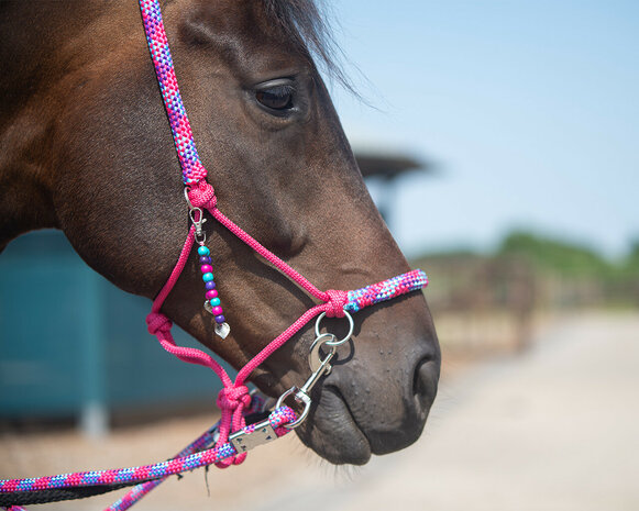 QHP touwhalster combi Liberty fuchsia