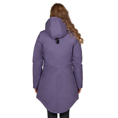 QHP waterdichte winterjas Linde violet