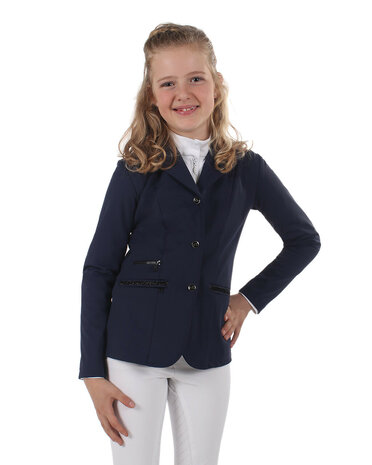 QHP wedstrijdjas Juliet Junior blauw