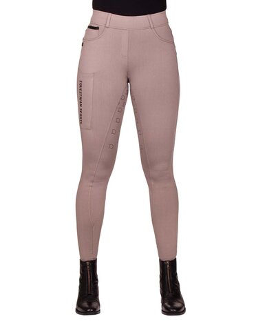 QHP rijlegging Jorine full grip taupe